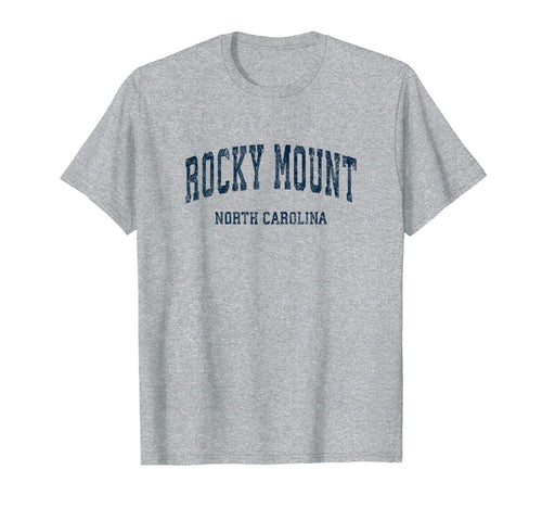 Rocky Mount North Carolina Nc Varsity T-Shirt - Trendy Graphic Unisex - T-Shirt, Sweatshirt, Hoodie
