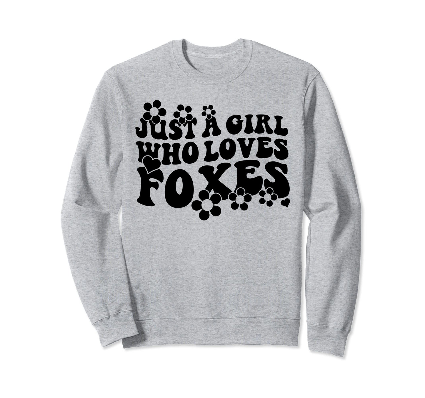 Groovy Boho Hippie Just Who Loves Sweatshirt - Minimalist Print for Adults - T-Shirt, Sweatshirt, Hoodie