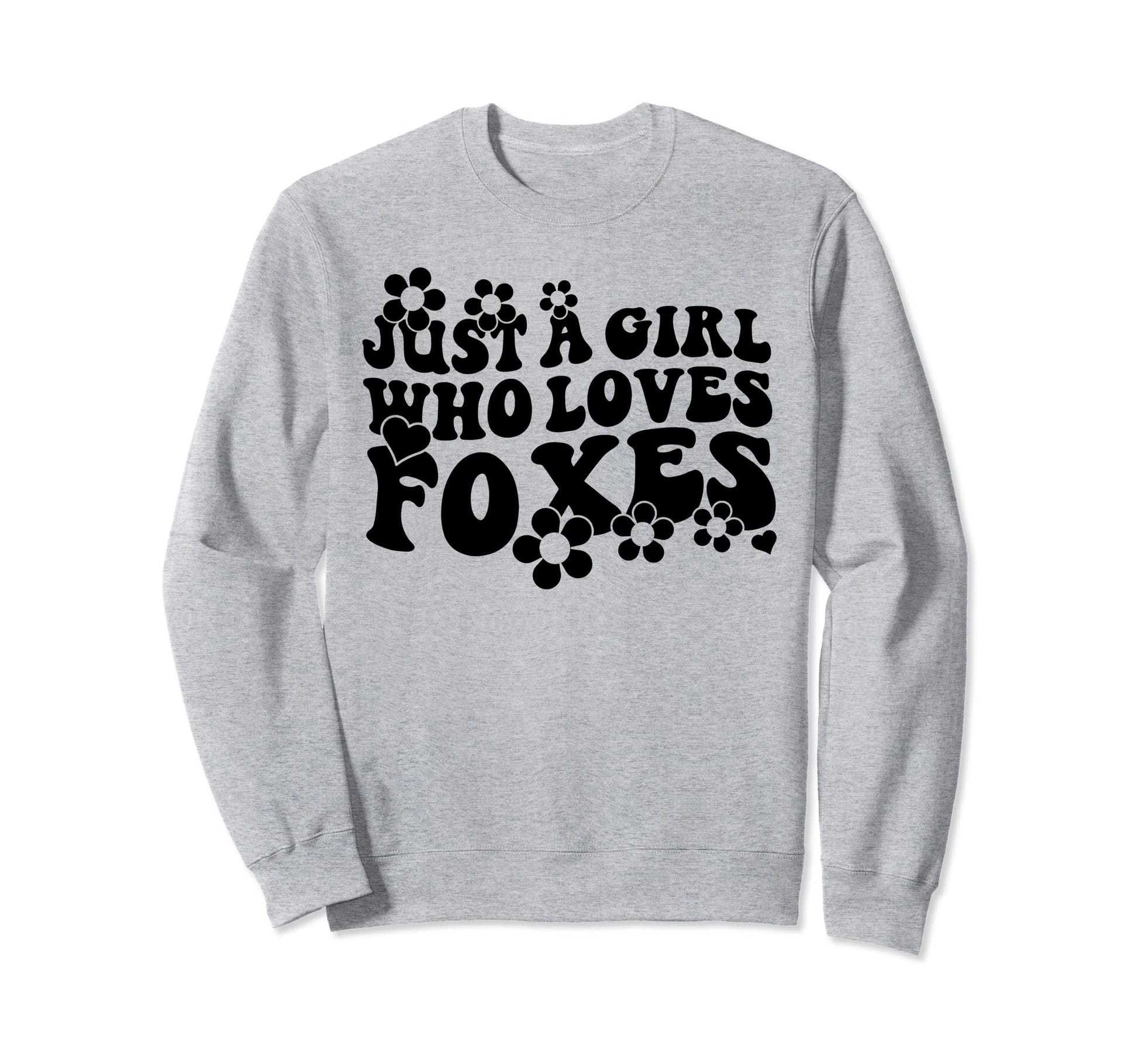 Groovy Boho Hippie Just Who Loves Sweatshirt - Minimalist Print for Adults - T-Shirt, Sweatshirt, Hoodie