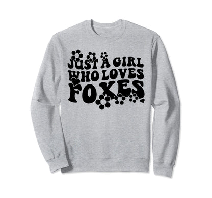 Groovy Boho Hippie Just Who Loves Sweatshirt - Minimalist Print for Adults - T-Shirt, Sweatshirt, Hoodie