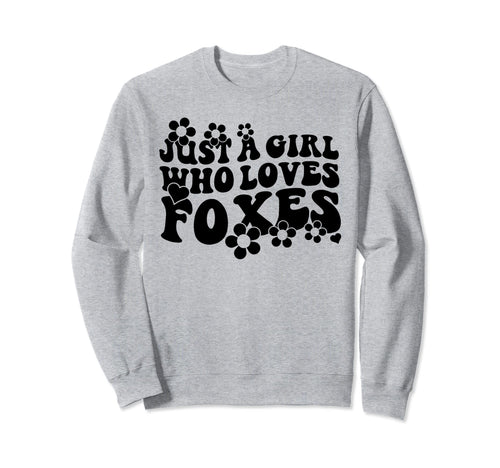 Groovy Boho Hippie Just Who Loves Sweatshirt - Minimalist Print for Adults - T-Shirt, Sweatshirt, Hoodie
