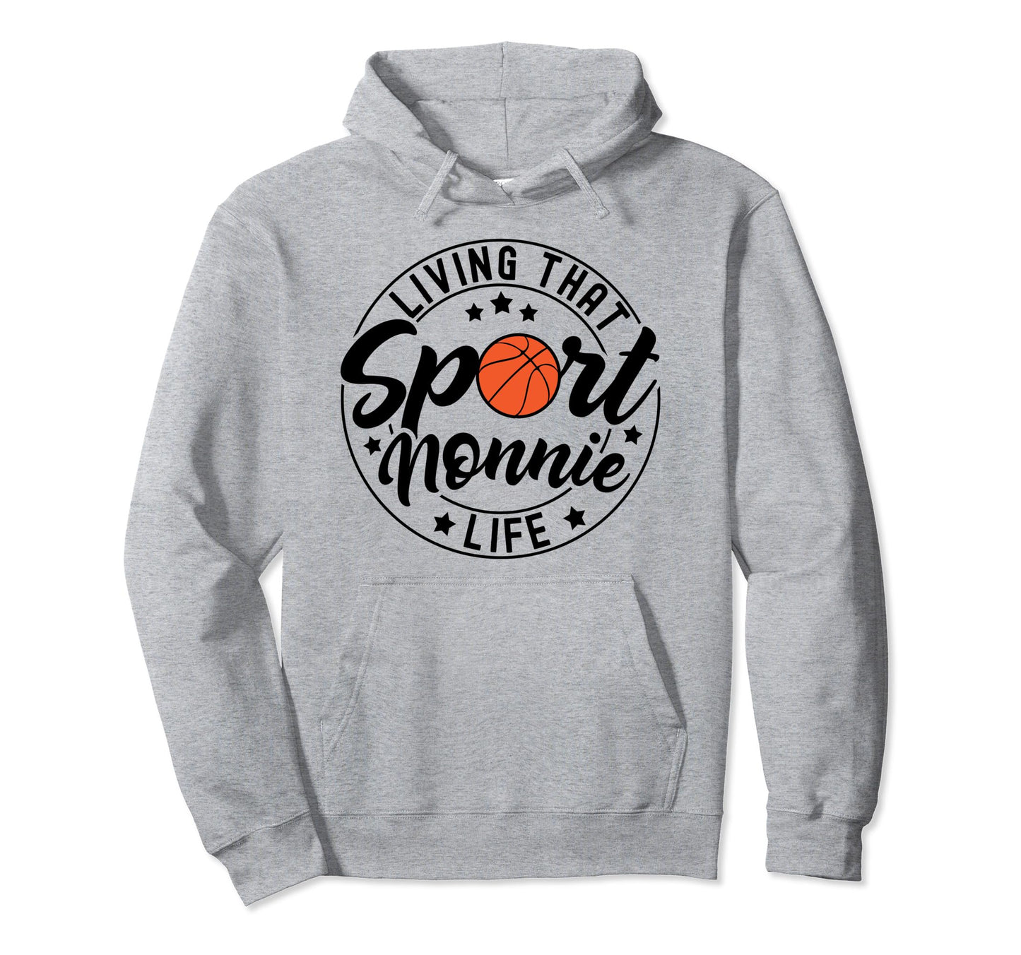 Living That Sport Nonnie Life Baseball Hoodie - Graphic Print Men Women - T-Shirt, Sweatshirt, Hoodie