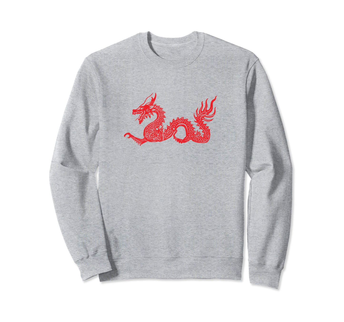 Japanese Asethetic Dragon Grunge Sweatshirt - Streetwear Style for Adults - T-Shirt, Sweatshirt, Hoodie