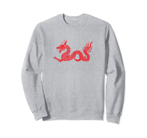 Japanese Asethetic Dragon Grunge Sweatshirt - Streetwear Style for Adults - T-Shirt, Sweatshirt, Hoodie