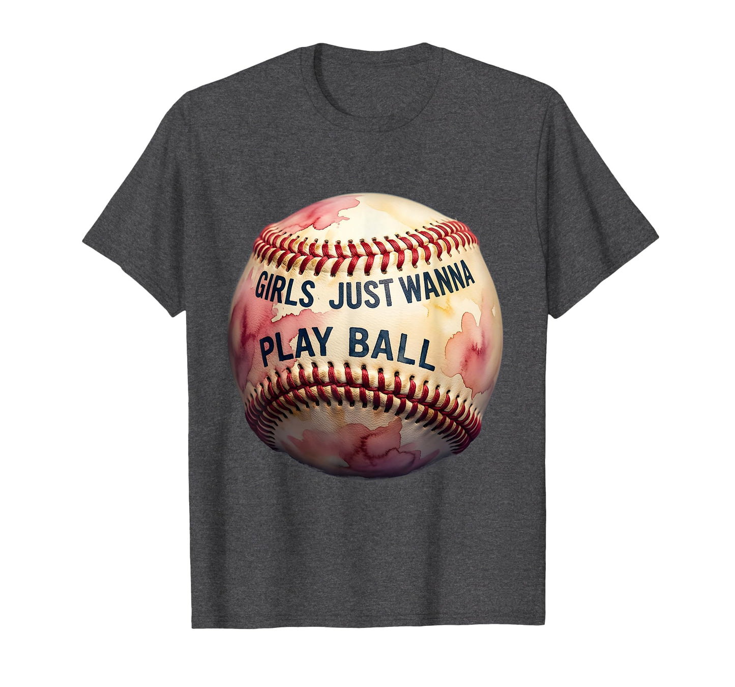 Just Wanna Play Ball Baseball T-Shirt - Graphic Print for Adults - T-Shirt, Sweatshirt, Hoodie