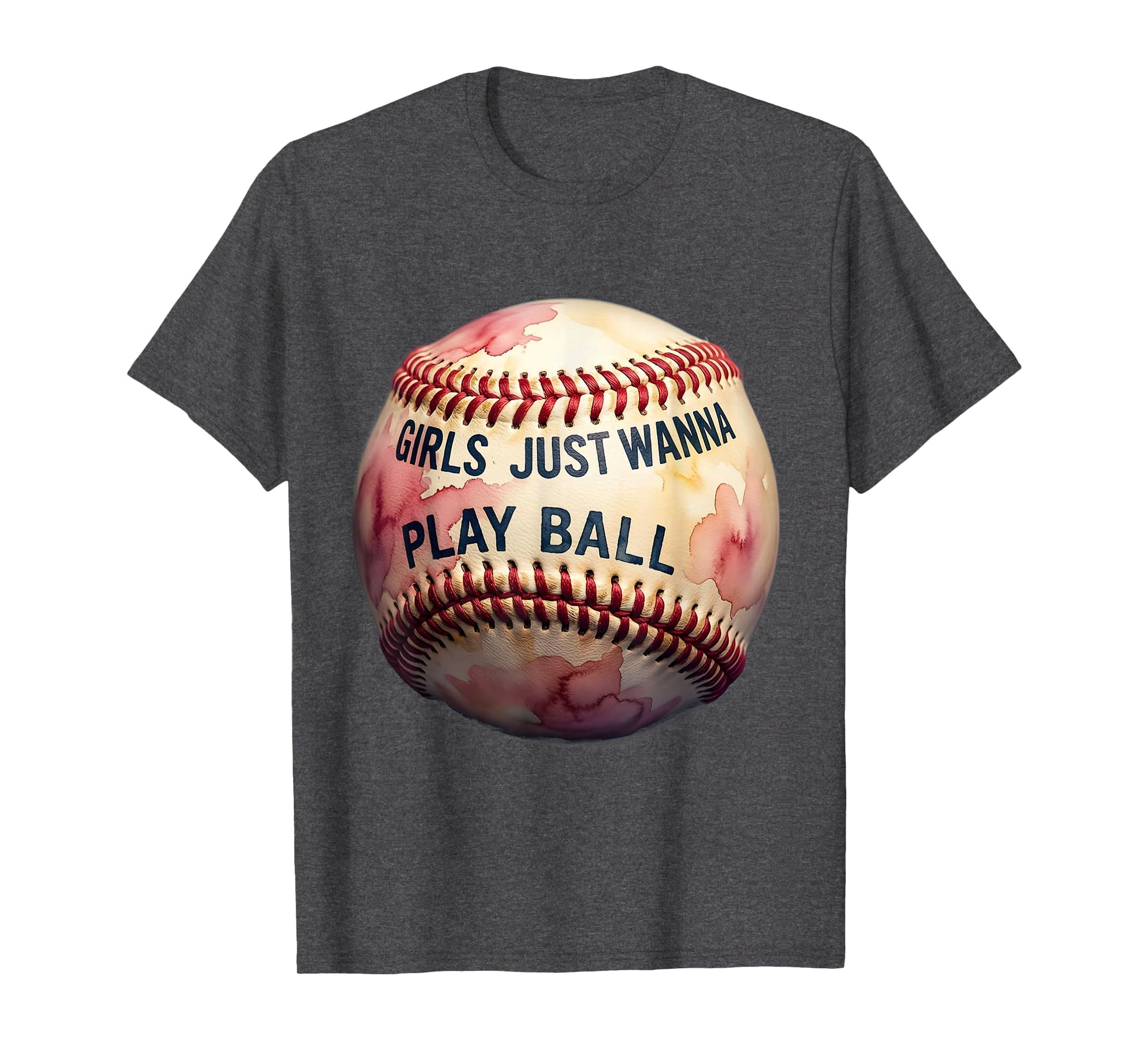 Just Wanna Play Ball Baseball T-Shirt - Graphic Print for Adults - T-Shirt, Sweatshirt, Hoodie