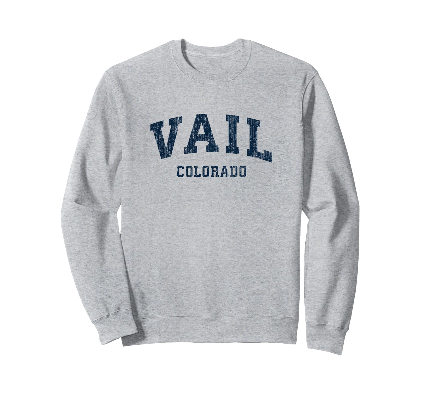 Vail Colorado Co Varsity Sports Navy Sweatshirt - Graphic Print Men Women - T-Shirt, Sweatshirt, Hoodie