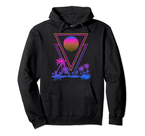 Tropical 80S Vaporwave Art 90S Aesthetic Hoodie - Minimalist Print Unisex - T-Shirt, Sweatshirt, Hoodie