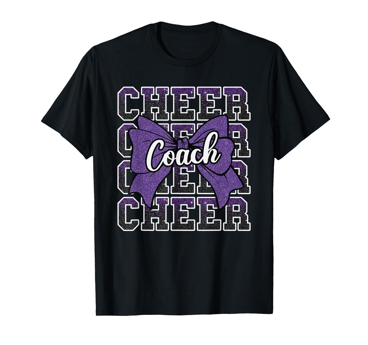 Purple Funny Sport Loud Proud Cheer T-Shirt - Custom Art Print for Adults - T-Shirt, Sweatshirt, Hoodie