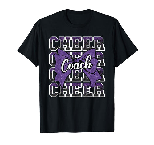 Purple Funny Sport Loud Proud Cheer T-Shirt - Custom Art Print for Adults - T-Shirt, Sweatshirt, Hoodie