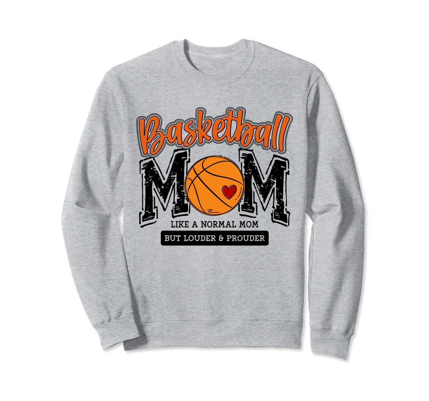 Basketball Mama Orange Game Day Sweatshirt - Streetwear Style Men Women - T-Shirt, Sweatshirt, Hoodie