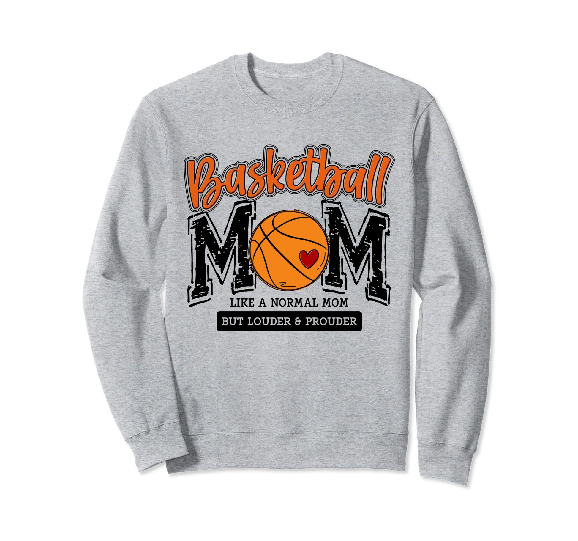 Basketball Mama Orange Game Day Sweatshirt - Streetwear Style Men Women - T-Shirt, Sweatshirt, Hoodie