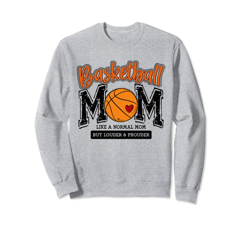 Basketball Mama Orange Game Day Sweatshirt - Streetwear Style Men Women - T-Shirt, Sweatshirt, Hoodie