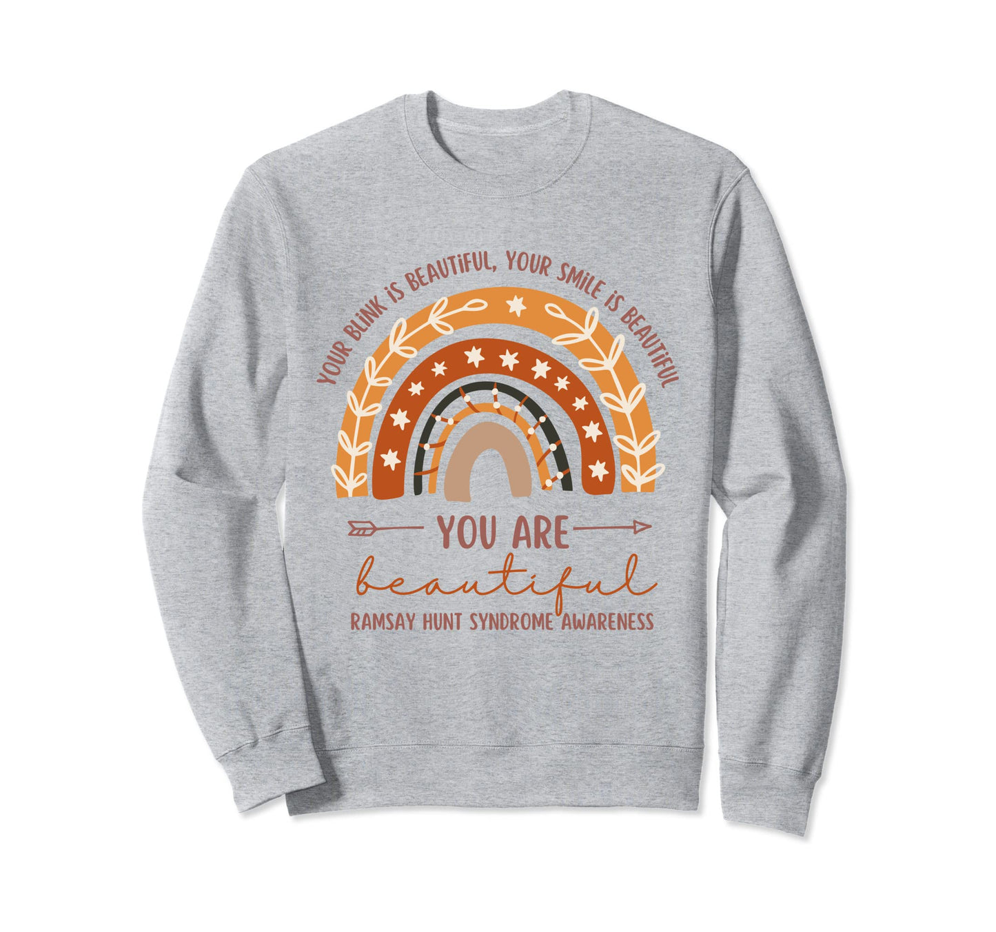 Ramsay Hunt Syndrome Awareness Boho Sweatshirt - Streetwear Style Unisex - T-Shirt, Sweatshirt, Hoodie