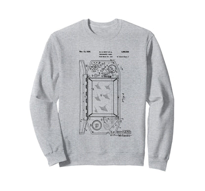 Camera Photographic Patent 1934 Sweatshirt - Custom Art Print Unisex - T-Shirt, Sweatshirt, Hoodie