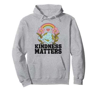 Positive Rainbow Sped Teacher Earth Day Hoodie - Streetwear Style Unisex - T-Shirt, Sweatshirt, Hoodie