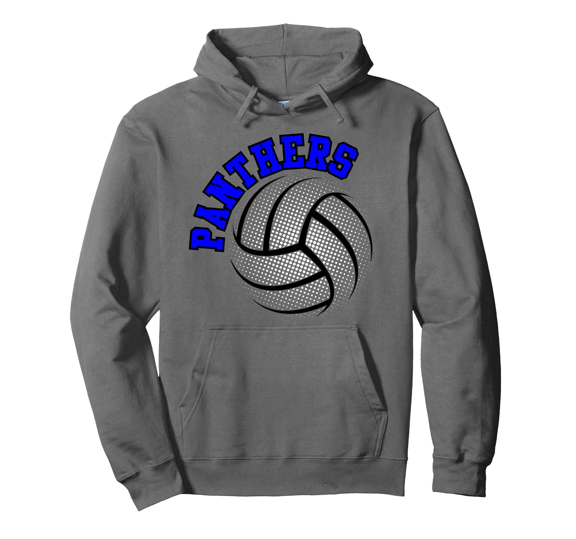 Panthers Volleyball Mom Game Day Hoodie - Casual Everyday Wear Unisex - T-Shirt, Sweatshirt, Hoodie