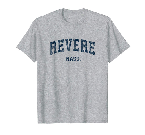 Revere Massachusetts Ma Varsity T-Shirt - Custom Art Print Men Women - T-Shirt, Sweatshirt, Hoodie