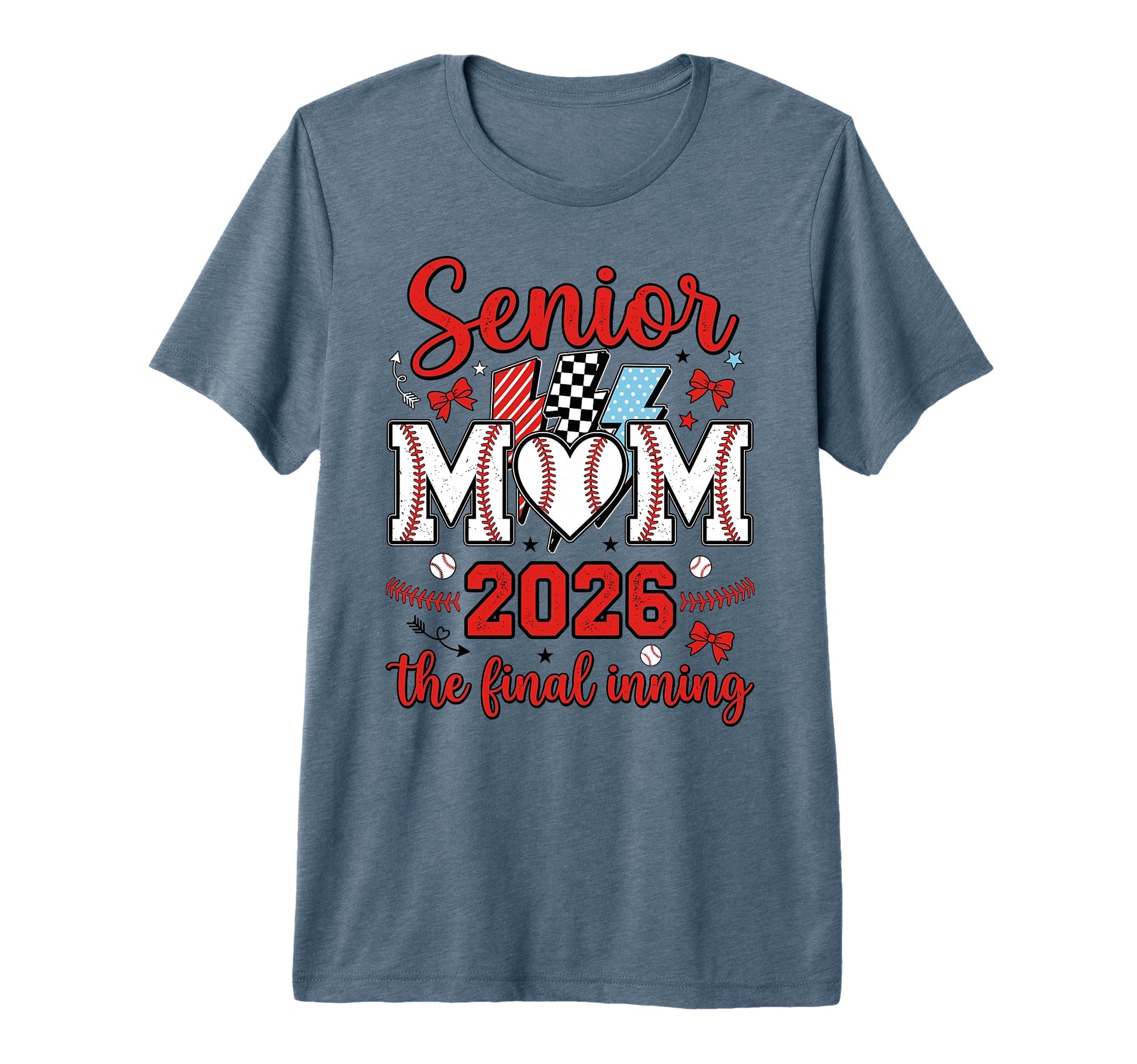 Senior Mom 2026 Baseball Final Inning T-Shirt - Trendy Graphic Men Women - T-Shirt, Sweatshirt, Hoodie