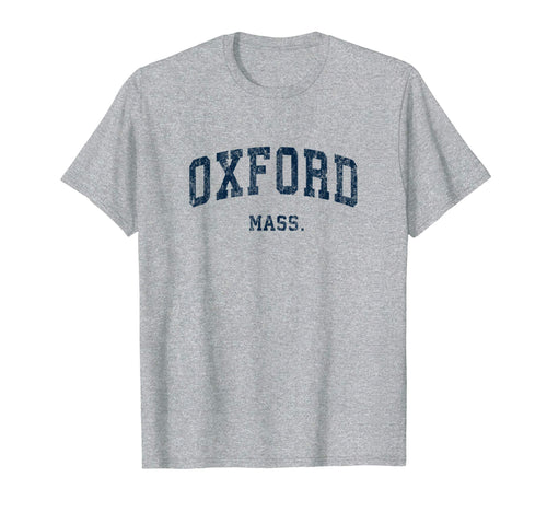 Oxford Massachusetts Ma Varsity T-Shirt - Fun Novelty Design Men Women - T-Shirt, Sweatshirt, Hoodie