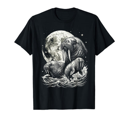 Walrus Seal Sea Lion 90S Aesthetic T-Shirt - Fun Novelty Design Men Women - T-Shirt, Sweatshirt, Hoodie