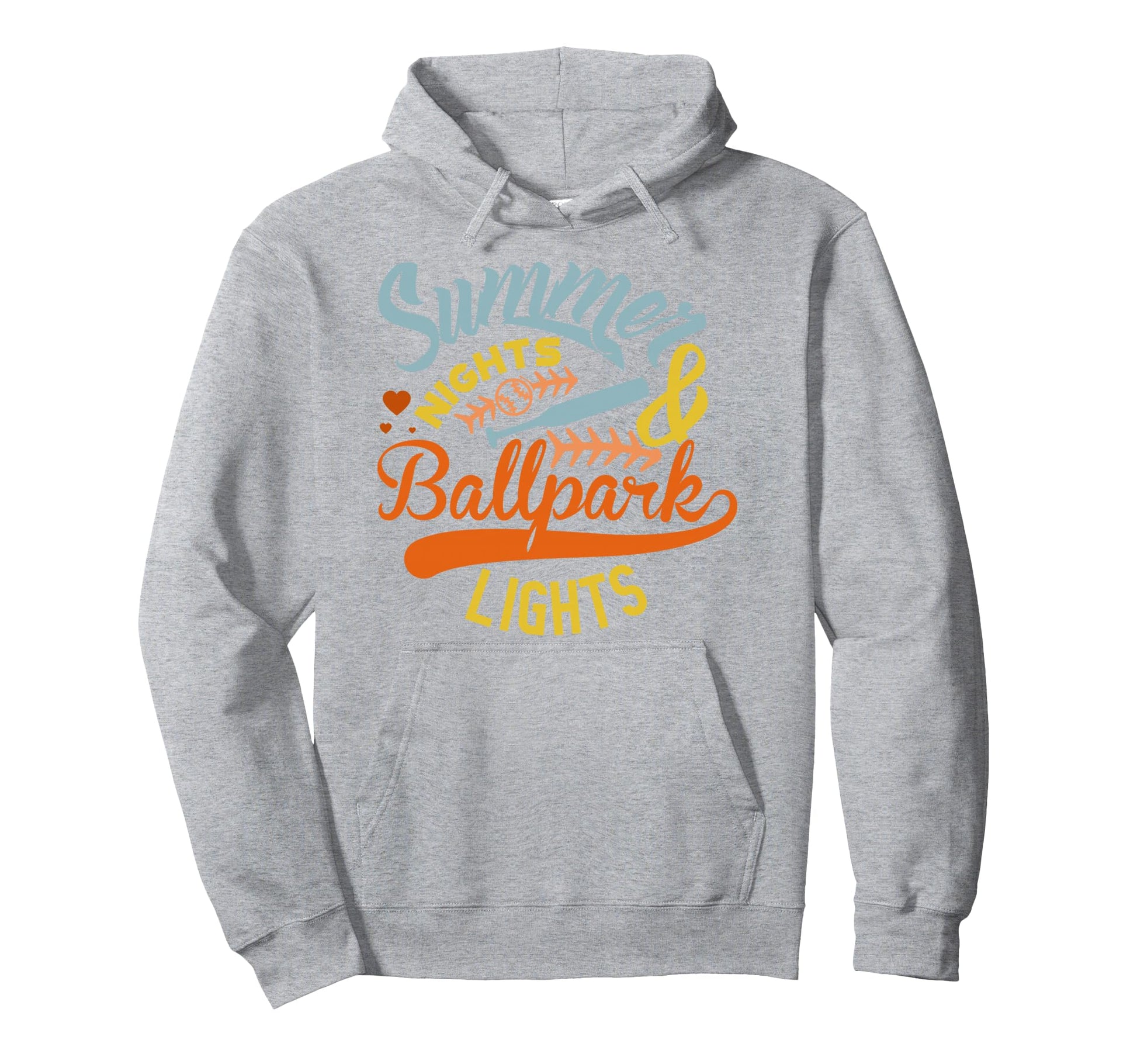 Summer Nights And Ballpark Lights Hoodie - Streetwear Style Men Women - T-Shirt, Sweatshirt, Hoodie