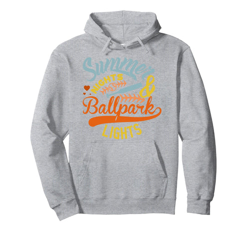Summer Nights And Ballpark Lights Hoodie - Streetwear Style Men Women - T-Shirt, Sweatshirt, Hoodie