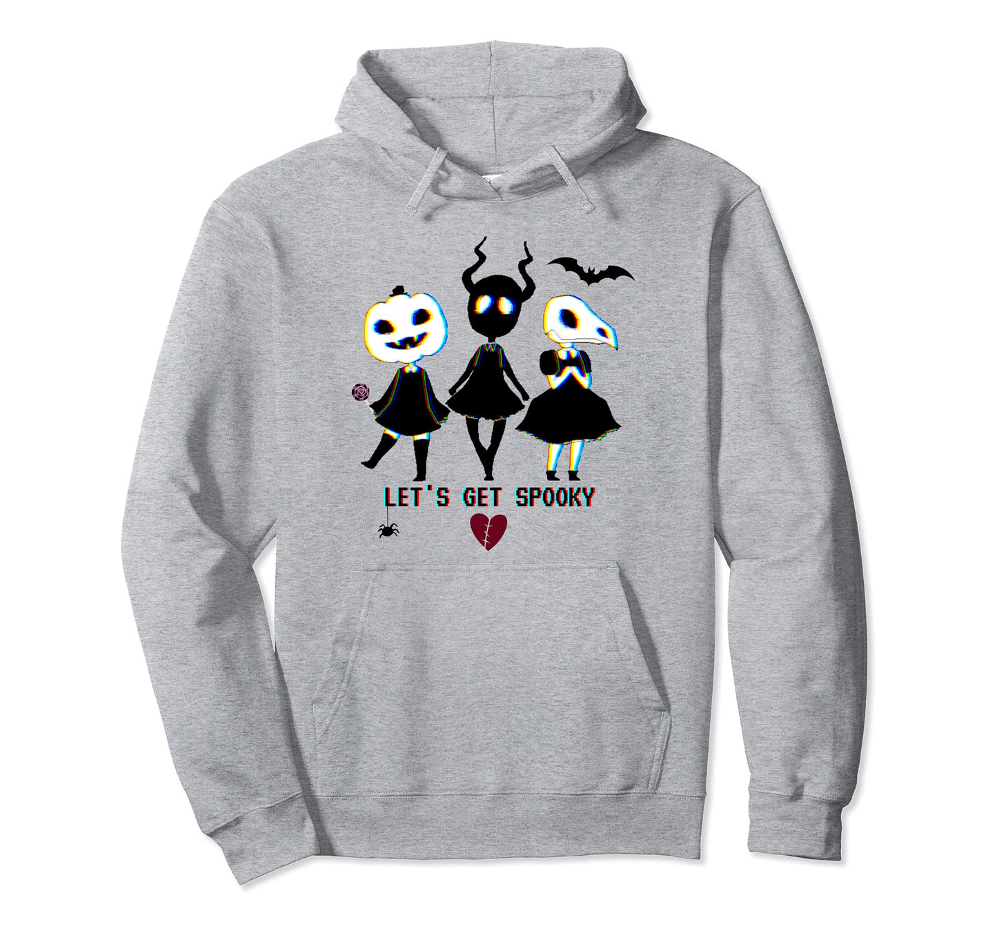 Creepy Kawaii Pastel Goth Anime Halloween Hoodie - Unique Graphic Unisex - T-Shirt, Sweatshirt, Hoodie