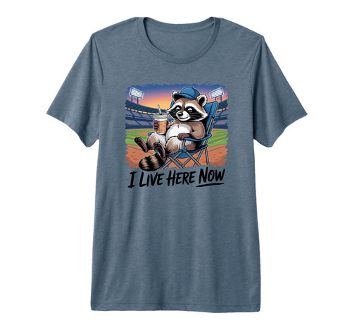 Funny Raccoon Baseball Mom Coffee T-Shirt - Casual Everyday Wear Unisex - T-Shirt, Sweatshirt, Hoodie
