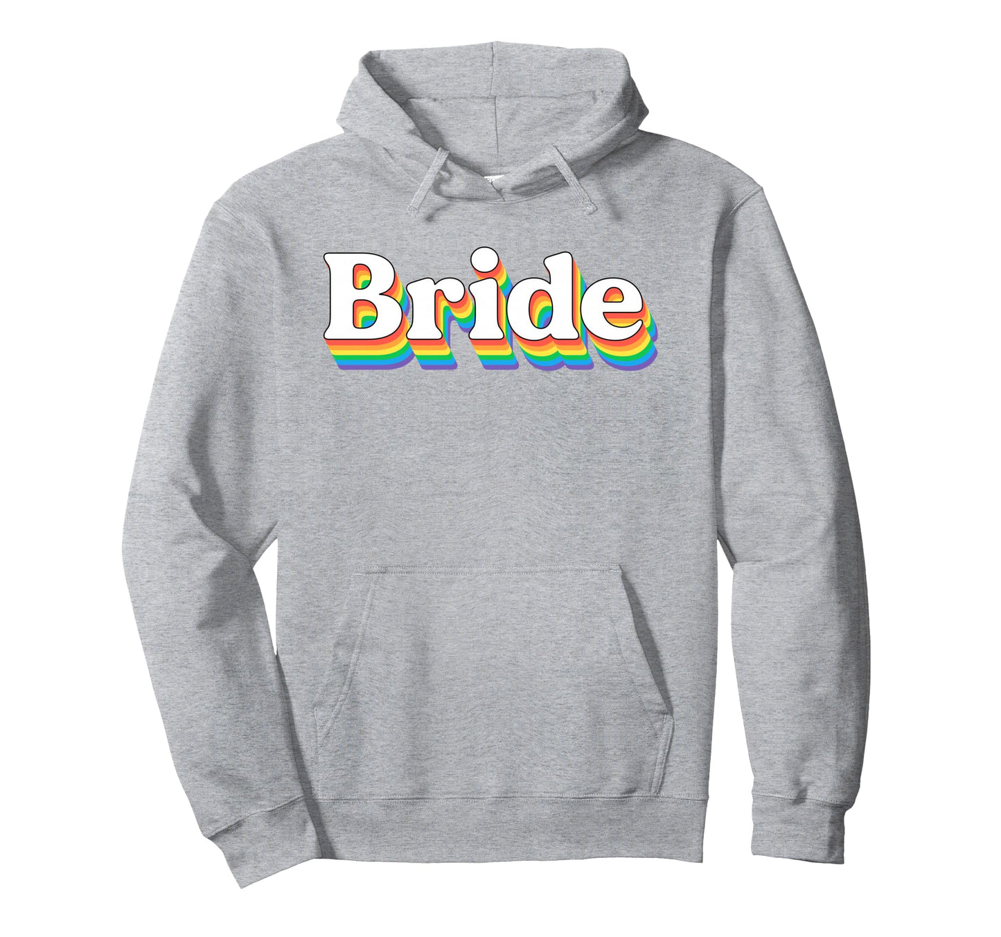 Bride Lesbian Bachelorette 70S Gay Hoodie - Fun Novelty Design Unisex - T-Shirt, Sweatshirt, Hoodie