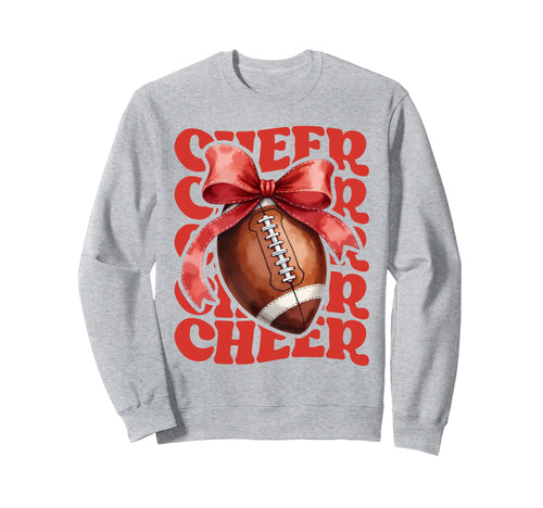 Game Day Red Cheerleader Mom Croquette Sweatshirt - Trendy Graphic Unisex - T-Shirt, Sweatshirt, Hoodie