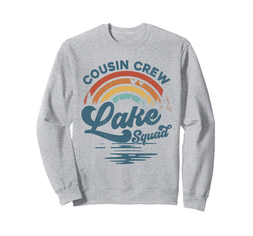Cousin Crew Lake Squad Groovy Sweatshirt - Aesthetic Graphic Unisex - T-Shirt, Sweatshirt, Hoodie