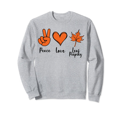 Leaf Peeper Fall Foliage Autumn Sweatshirt - Custom Art Print for Adults - T-Shirt, Sweatshirt, Hoodie