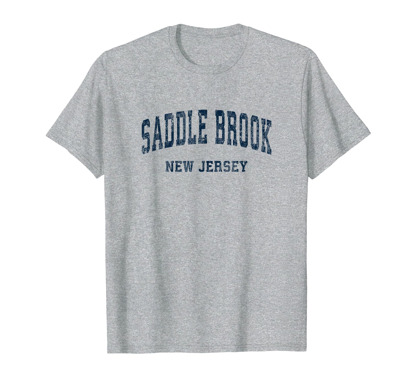 Saddle Brook New Jersey Nj Varsity T-Shirt - Minimalist Print Unisex - T-Shirt, Sweatshirt, Hoodie