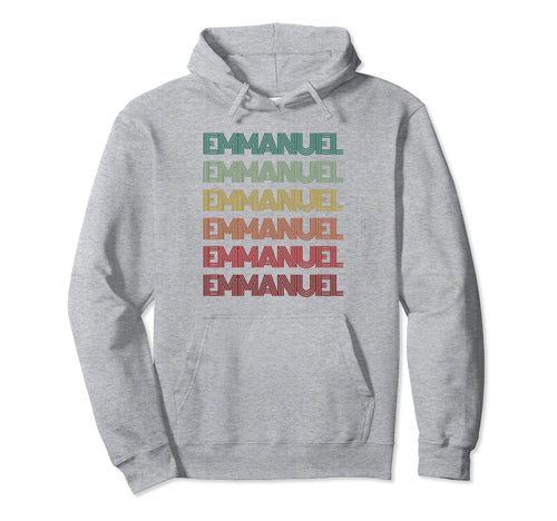 First Name Emmanuel Spanish Birthday Hoodie - Streetwear Style for Adults - T-Shirt, Sweatshirt, Hoodie