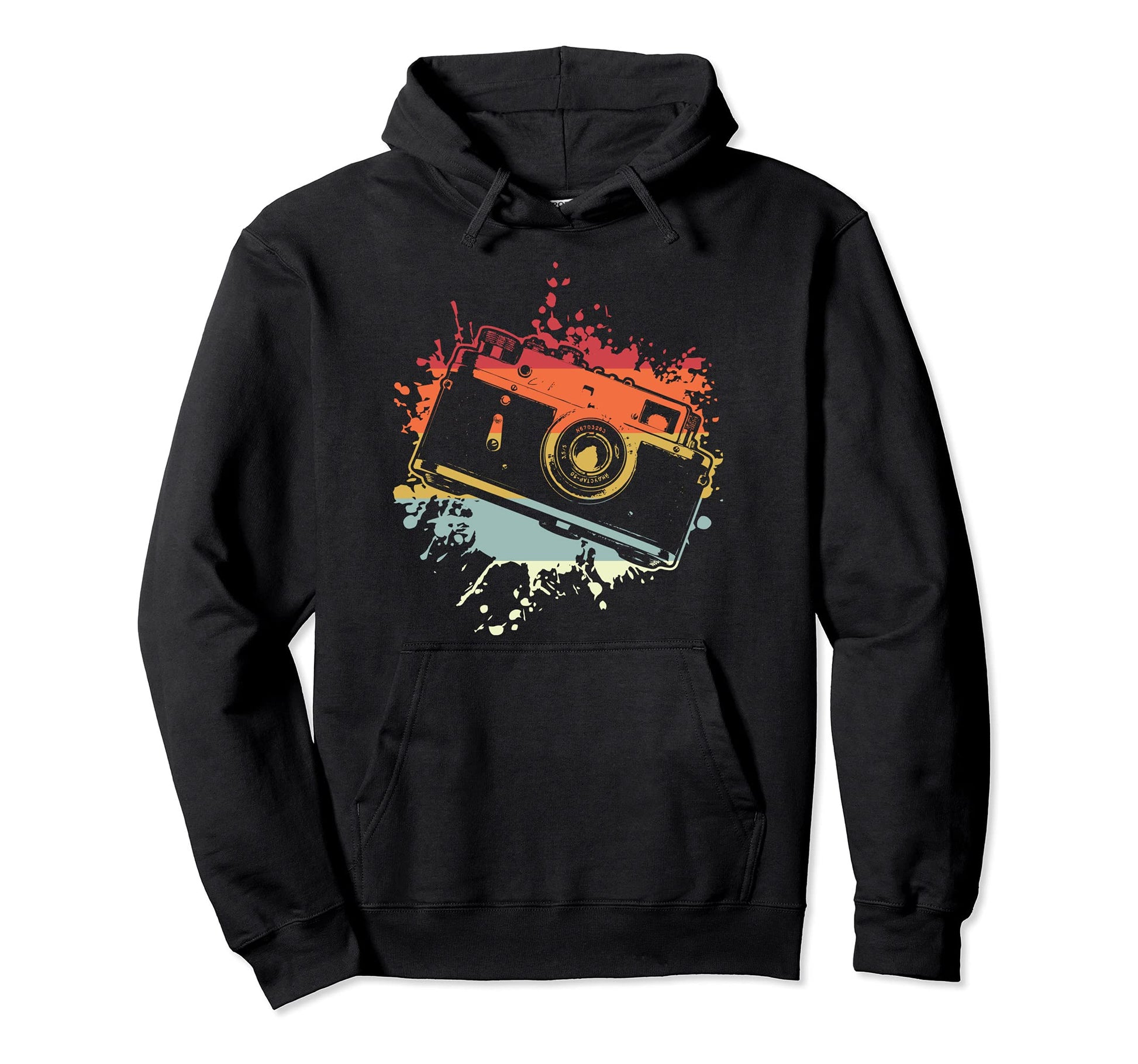 Photo Camera Journalist Photographer Hoodie - Graphic Print Unisex - T-Shirt, Sweatshirt, Hoodie