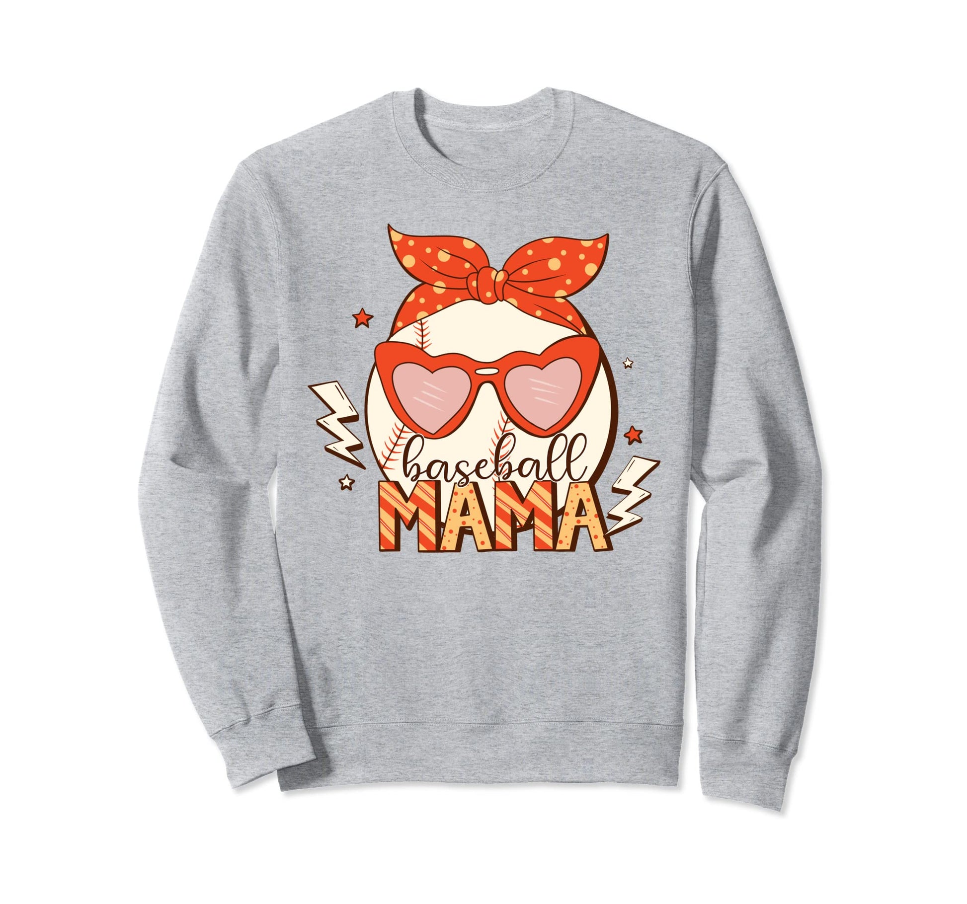 Baseball Mom Life Bandana Cheering Sweatshirt - Minimalist Print Men Women - T-Shirt, Sweatshirt, Hoodie