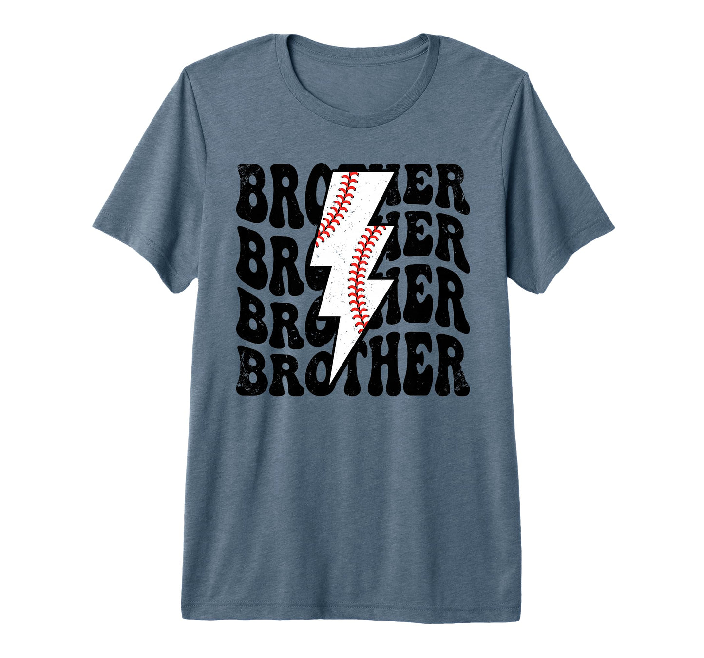 Lightning Groovy Proud Baseball Brother T-Shirt - Unique Graphic Unisex - T-Shirt, Sweatshirt, Hoodie