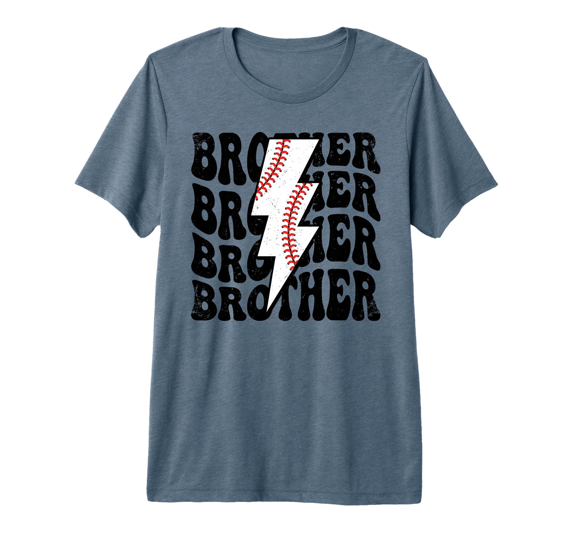 Lightning Groovy Proud Baseball Brother T-Shirt - Unique Graphic Unisex - T-Shirt, Sweatshirt, Hoodie
