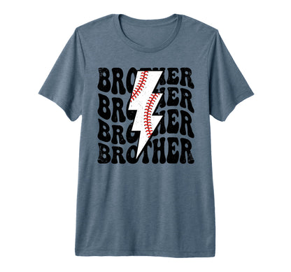 Lightning Groovy Proud Baseball Brother T-Shirt - Unique Graphic Unisex - T-Shirt, Sweatshirt, Hoodie