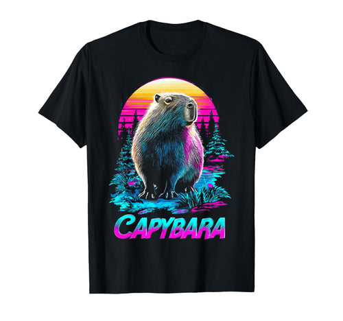 Capybara Capibara Sunglasses T-Shirt - Casual Everyday Wear for Adults - T-Shirt, Sweatshirt, Hoodie