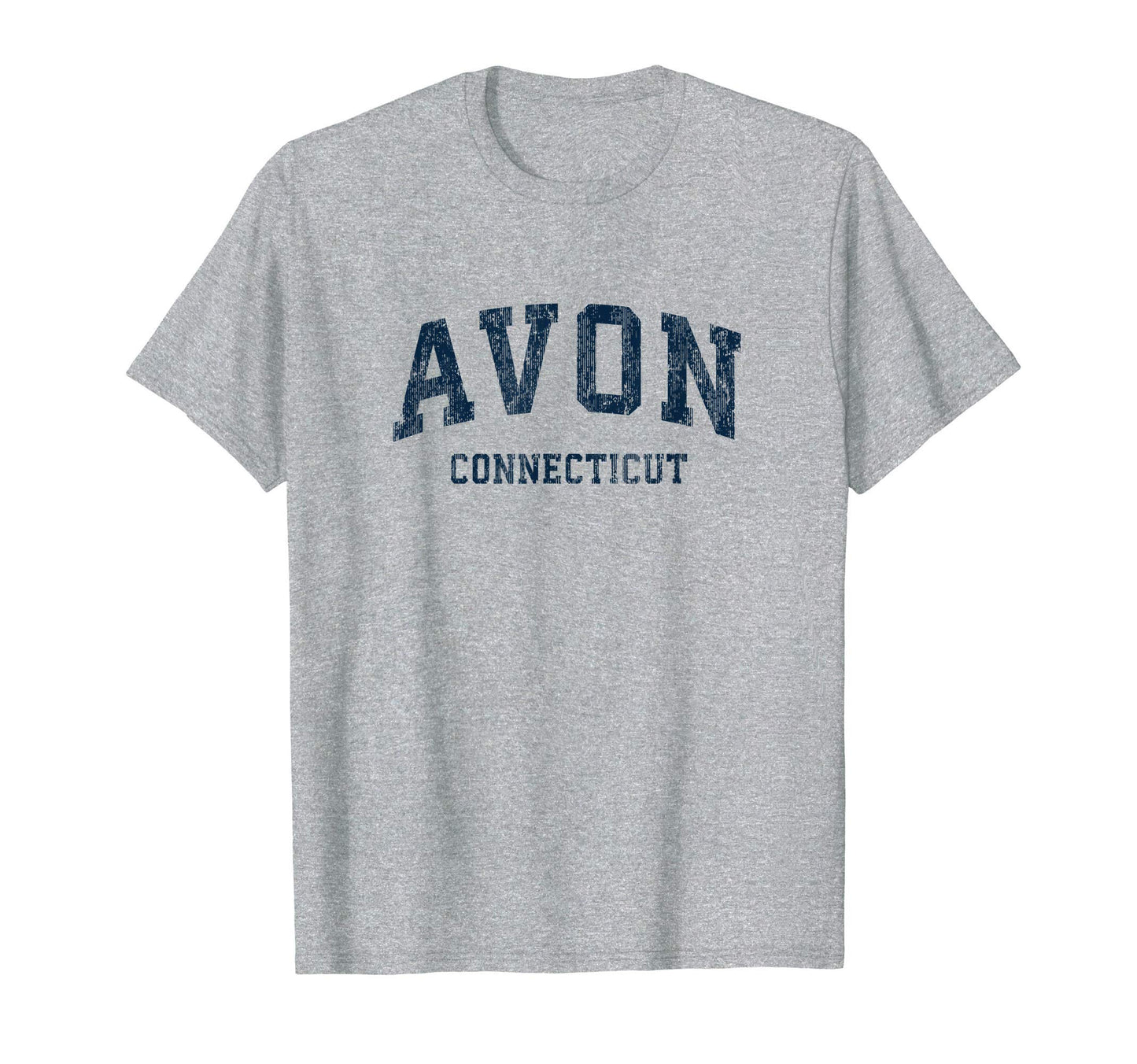 Avon Connecticut Ct Varsity Sports Navy T-Shirt - Novelty Apparel Men Women - T-Shirt, Sweatshirt, Hoodie