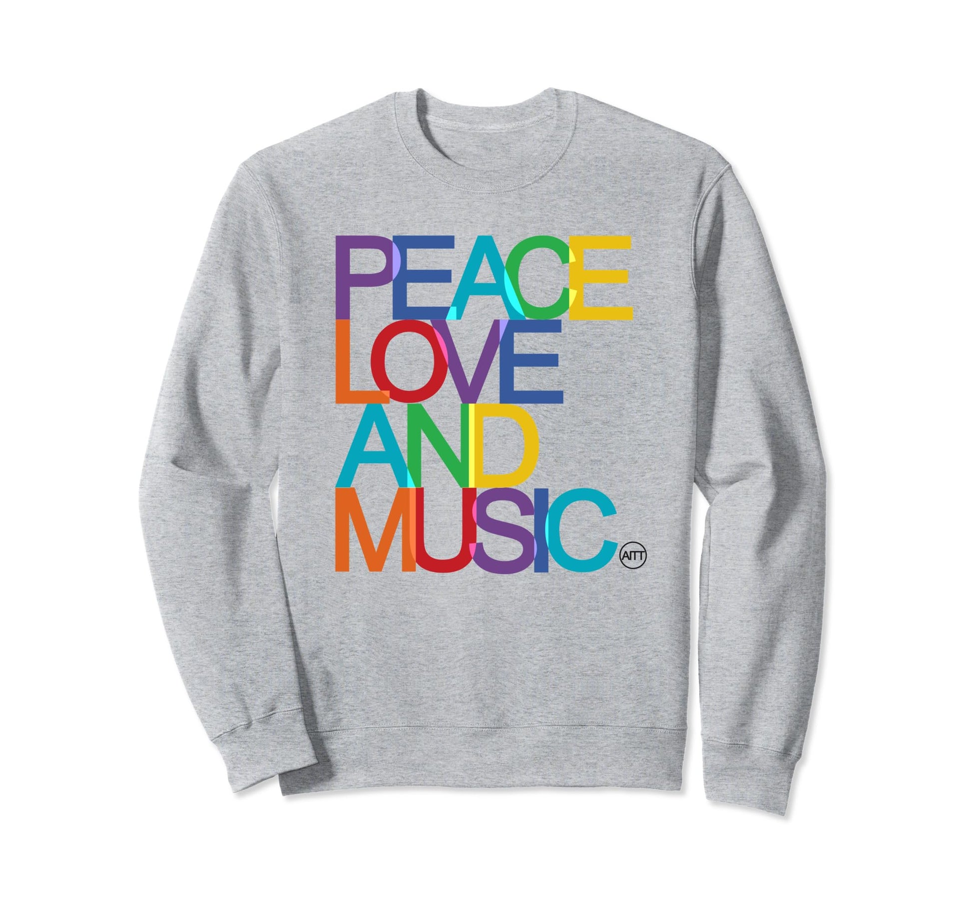 Peace Love And Music Sweatshirt - Fun Novelty Design Unisex - T-Shirt, Sweatshirt, Hoodie
