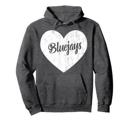 Bluejays School Sports Fan Team Spirit Hoodie - Unique Graphic Unisex - T-Shirt, Sweatshirt, Hoodie
