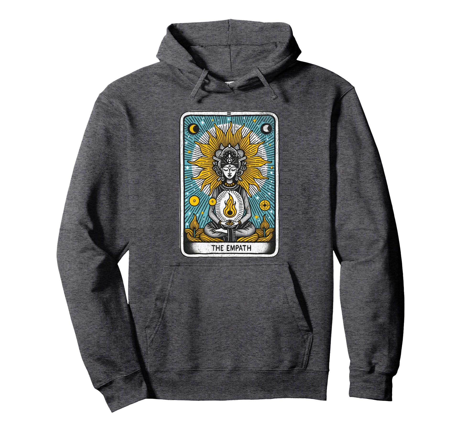 Empath Tarot Card Quan Yin Empathy Hoodie - Graphic Print Unisex - T-Shirt, Sweatshirt, Hoodie