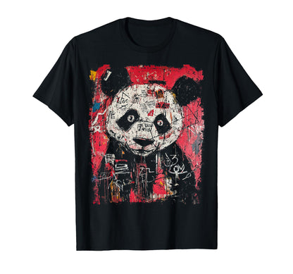 Pop Art Panda 90S Graffiti T-Shirt - Aesthetic Graphic Unisex - T-Shirt, Sweatshirt, Hoodie