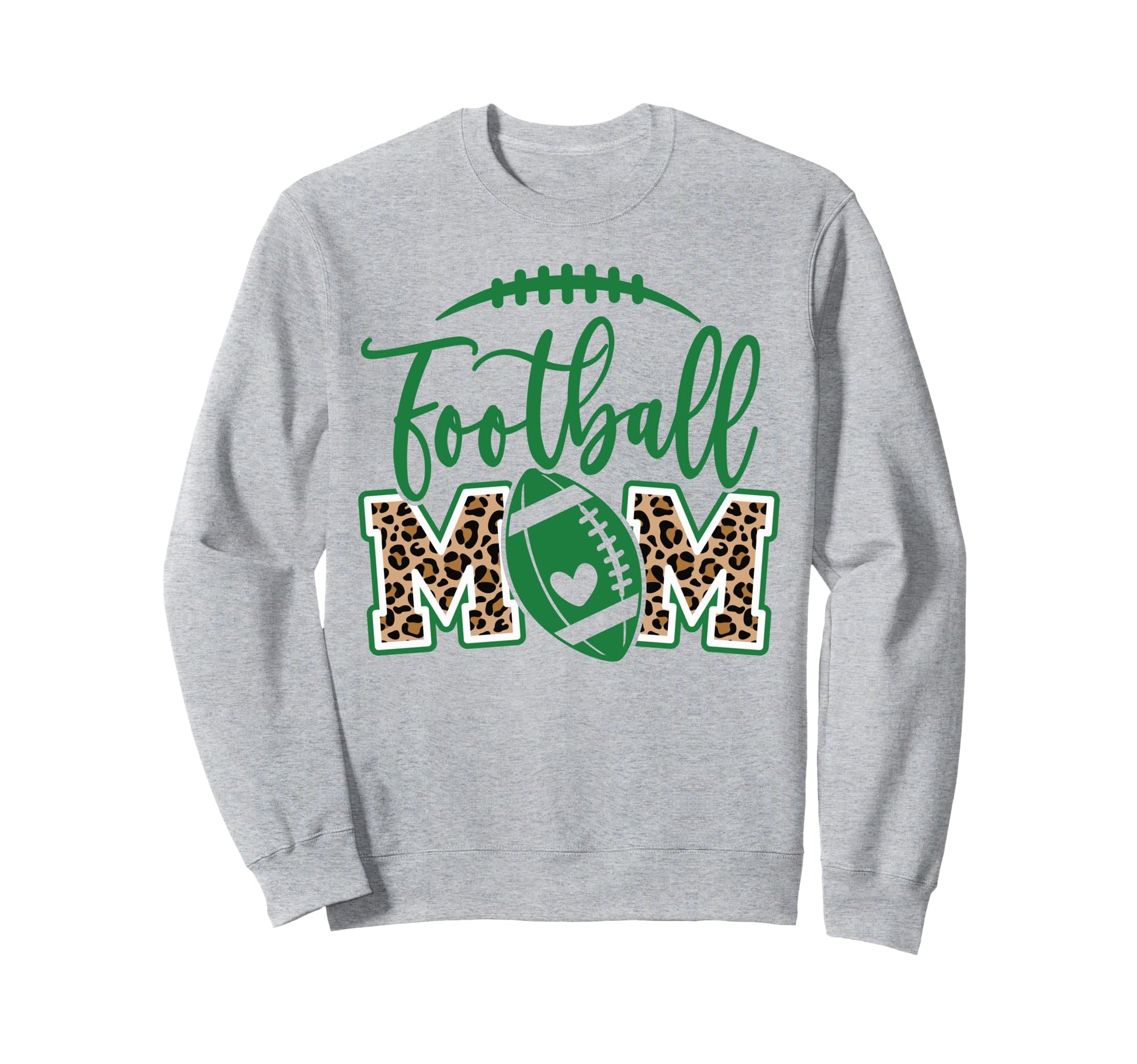 Game Day Leopard White And Green High Sweatshirt - Graphic Print Men Women - T-Shirt, Sweatshirt, Hoodie