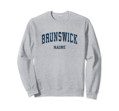 Brunswick Maine Me Varsity Sweatshirt - Fun Novelty Design for Adults - T-Shirt, Sweatshirt, Hoodie