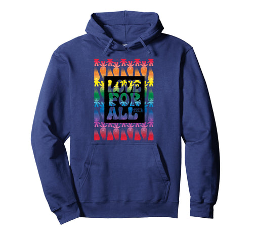 Good Luck Trolls Love All Rainbow Hoodie - Graphic Print Unisex - T-Shirt, Sweatshirt, Hoodie