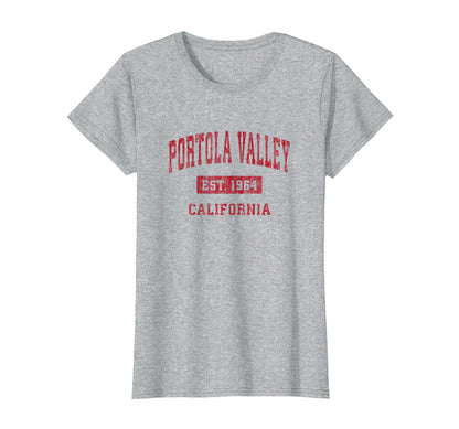 Portola Valley California Ca T-Shirt - Casual Everyday Wear Men Women - T-Shirt, Sweatshirt, Hoodie